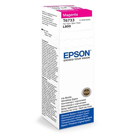 Epson T6733 - inkoust magenta (purpurvá) pro Epson L800/810