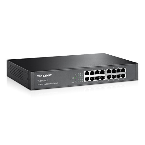 TP-Link switch TL-SF1016DS, 16x 10/100Mb/s RJ45, fanless