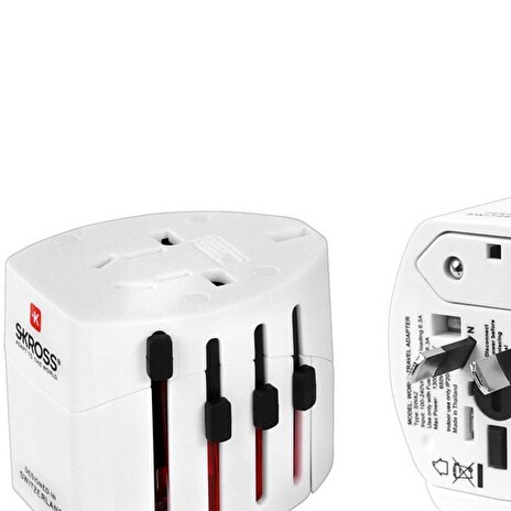 Adaptér univerzální cestovní CZ <-> Itálie, UK, USA, Japonsko, Mexiko, Kanada, Austrálie