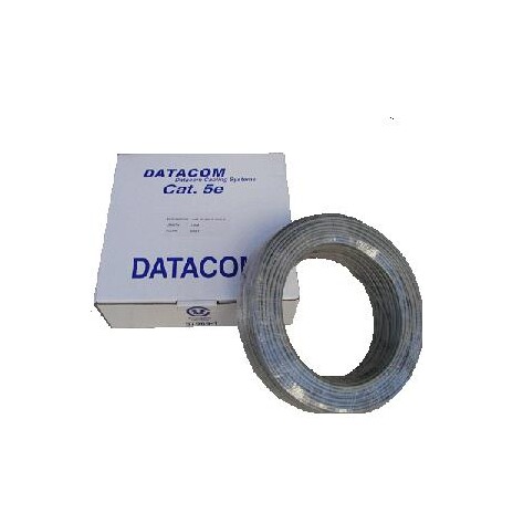 DATACOM UTP drát cat5e bal.100m šedý