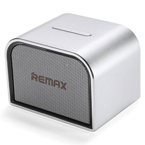 REMAX přenosné repro M8 mini / Bluetooth / kovové tělo /stříbrné