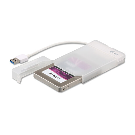 iTec USB 3.0 MySafe Easy, rámeček na externí pevný disk 6.4 cm / 2.5" pro SATA I/II/III HDD SSD, bílý