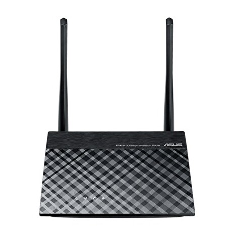 ASUS RT-N12plus B1, router/přístupový bod/rozšiřovač pokrytí 3 v 1 pro velké prostory, až 300Mbps, 2x5dBi externí anténa