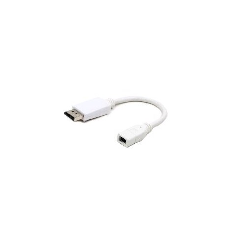 Gembird adaptér Displayport (M) -> Displayport mini (F), bílý