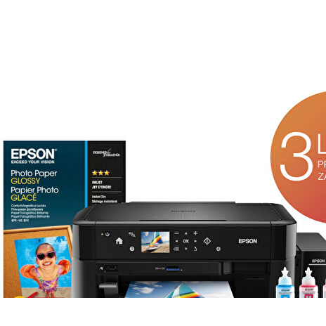 Epson L850/ 5760 x 1440/ A4/ MFZ/ ITS/ LCD/ Čtečka/ Potisk DVD/ 6 barev/ USB/ 3 roky záruka po registraci