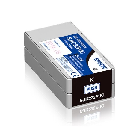 Epson SJIC22P - inkoust black (černá) pro tiskárnyTM-C3500