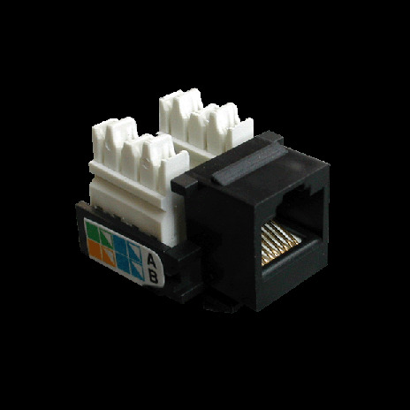 DATACOM Keystone cat5E black UTP