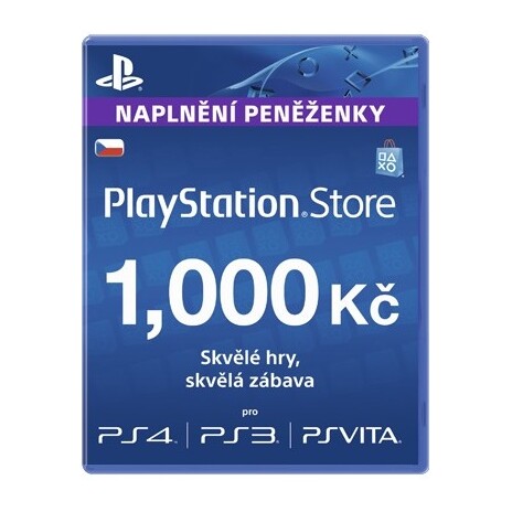 PlayStation Live Cards 1000Kč Hang - pouze pro CZ PS Store