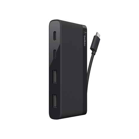 BELKIN USB HUB 3.0 USB-C Travel Hub, černý