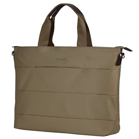 PORTCASE taška na notebook KCB-70/ 15-16"/ elegantní/ dámská/ nylon/ béžová
