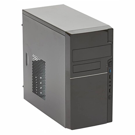 EUROCASE MicroT MC278 EVO / bez zdroje / 2x USB2.0 / 1x USB3.0 / 2x3,5mm / černá