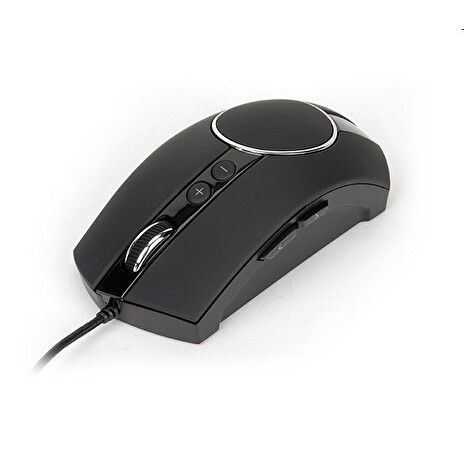 Zalman herní laserová myš ZM-GM3 - 8200DPI, program. 7tl., černá, USB