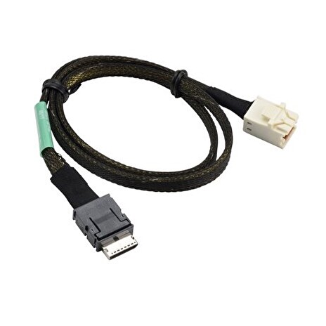 Supermicro OCuLink source to MiniSAS HD target V.91,INT,PCIe NVMe SSD, 57CM,34AWG
