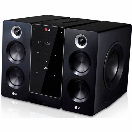 POUŽITÉ - ROZBALENÉ - LG mikrosystém FA168/ CD/MP3/WMA/ FM rádio/ 50 stanic/ 160W/ BT/ USB