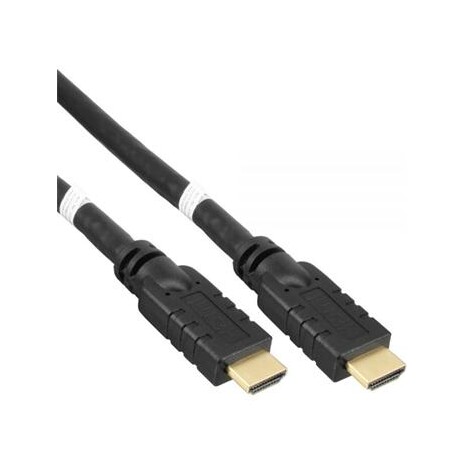 PremiumCord HDMI 4K/60Hz, ethernet, se zesilovače, 3x stíněná, 25m