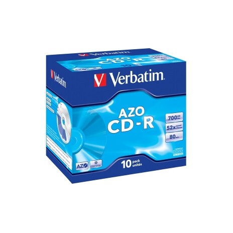 VERBATIM CD-R(10-Pack)Jewel/Crystal/52x/700MB