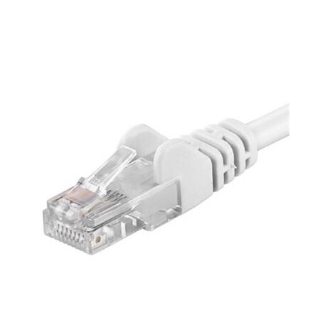 Patch kabel UTP RJ45-RJ45 level 5e 1m bílá