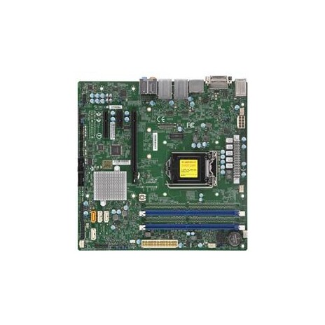 SUPERMICRO MB 1xLGA1151 (Core 8th gen/ 95W), H310,2xDDR4,4xSATA3,PCIe 3.0 (x16) 2.0(x4,x1),HDMI,DP,DVI,Audio