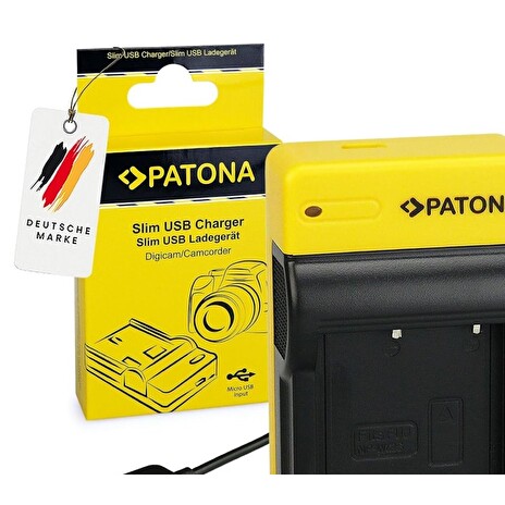 PATONA nabíječka Foto Fuji NP-W126 slim, USB