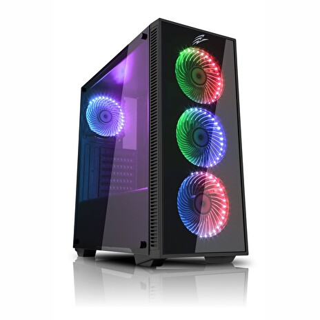 EVOLVEO RAY 2X, case ATX, bez ventilátorů