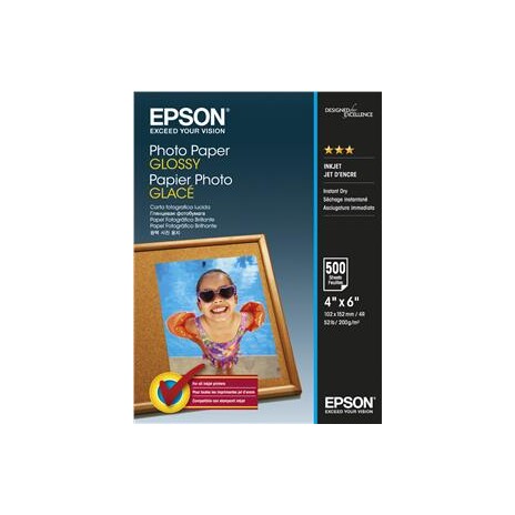 Epson Photo Paper Glossy - papír 10x15cm 500 listů