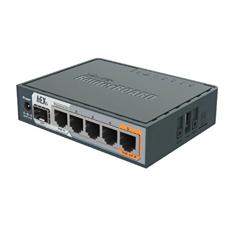 Mikrotik RB760iGS 880MHz,256MB RAM, 5x LAN, ROS L4