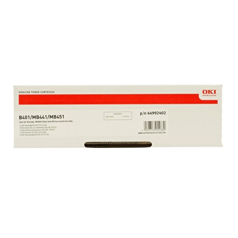 OKI originál toner 44992402 do B401/MB441/MB451/MB451w (2 500 stran)