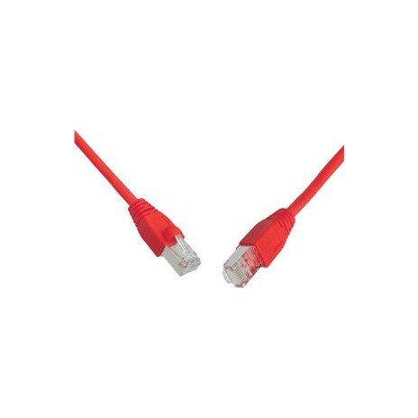 SOLARIX patch kabel CAT6 SFTP PVC 1m červený
