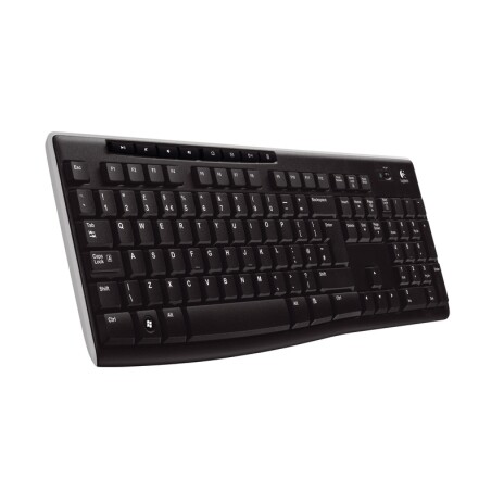 LOGITECH klávesnice K270/ Bezdrátová/ 2.4GHz/ USB přijímač/ CZ/ Černá