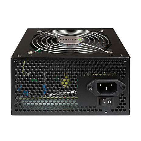 EVOLVEO Zdroj 450W Pulse, ATX 2.2, tichý, 12cm fan, pas. PFC, 2xSATA, PCIe 6, černý, bulk balení