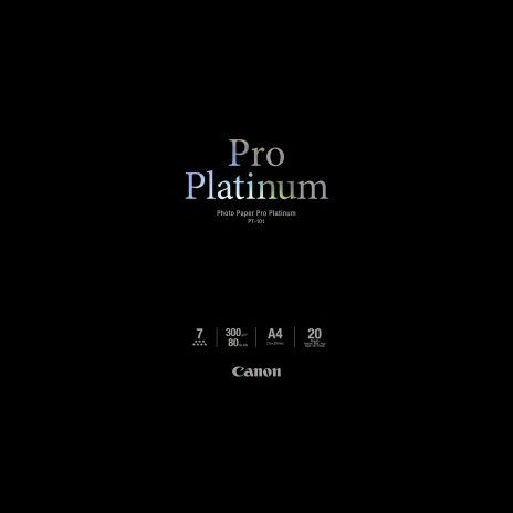 Papír Canon PT101 Pro Platinum Photo | 300g | A4 | 20 listů
