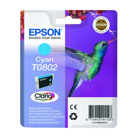 R265/360,RX560 Cyan Ink cartridge (T0802)