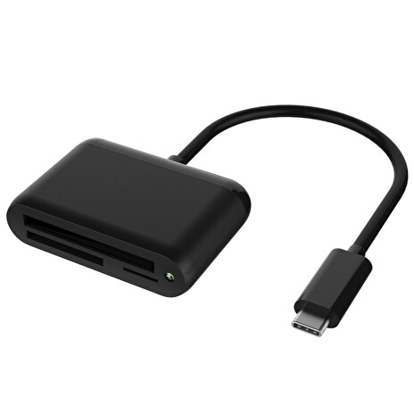 PremiumCord Adaptér USB-C - Čtečka karet CFAST2.0+SD3.0+Micro SD 3.0