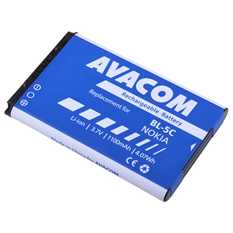 AVACOM Náhradní baterie do mobilu Nokia 6230, N70, Li-Ion 3,7V 1100mAh (náhrada BL-5C)
