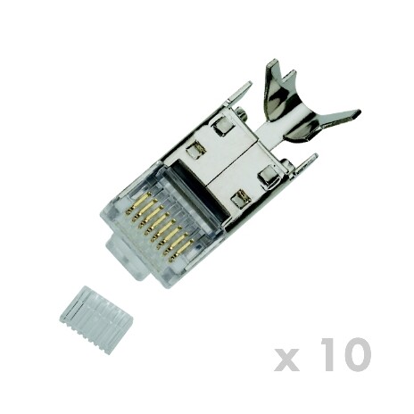 DATACOM konektor RJ45 STP CAT7(6A) 8p8c drát(10ks)