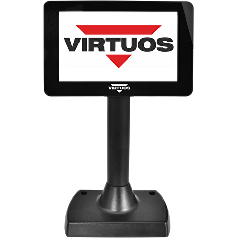 7" LCD barevný zákaznický displej Virtuos SD700F, USB, černý
