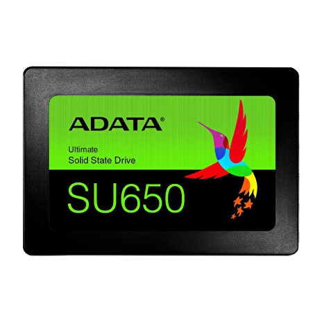 ADATA SSD 240G SU650 SATA III 2.5" 3D TLC (čtení/zápis: 520/450MB/s; 40/75K IOPS)