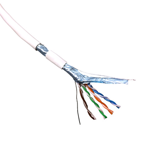DATACOM FTP drát CAT5E PVC,Eca 305m bílý