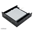 Akasa Montážní kit pro 3,5" HDD do 5,25" pozice, 1x 3,5" nebo 2,5" HDD/SSD, plastový, černý