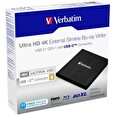Verbatim externí mechanika Ultra HD 4K Blu-ray External Slimline Writer (USB 3.1, USB-C) + zdarma 25GB médium