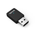 Tenda U9 WiFi AC650 USB Adapter, 633 Mb/s (433 + 200 Mb/s), 802.11 ac/a/b/g/n, OS Win XP/7/8/10/11