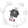 Viking ČTEČKA PAMĚŤOVÝCH KARET V4 USB3.0 4V1 bílá