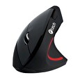 Myš C-TECH VEM-09/Vertikální/Optická/Pro praváky/1 600 DPI/Bezdrátová USB/Černá