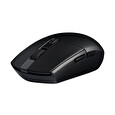 C-TECH WLM-06S-B/Kancelářská/Optická/Pro praváky/1 600 DPI/Bezdrátová USB/Černá