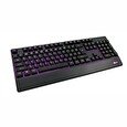 C-TECH Klávesnice KB-104BK, USB, 3 barvy podsvícení, černá, CZ/SK