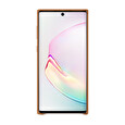 Samsung Kožený zadní kryt pro Galaxy Note10 Camel