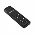 Verbatim USB C 3.1 Drive 128 GB - Keypad Secure (R:160/W:150 MB/s) GDPR