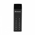 Verbatim USB C 3.1 Drive 128 GB - Keypad Secure (R:160/W:150 MB/s) GDPR