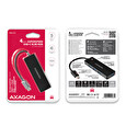 AXAGON HUE-G1C, 4x USB 3.2 Gen 1 SLIM hub, kabel Type-C 14cm napevno