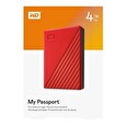 WD My Passport portable 4TB Ext. 2.5" USB3.0 Red